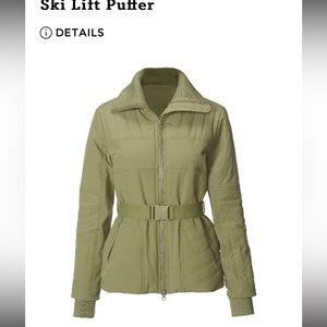 Sage Green Cabi Ski Lift Puffer. Like new.